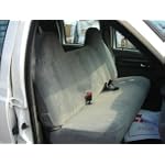 Exact Seat Covers, FD16 F236/F224 V7, 1999-2007 Ford F250-F550 Front and Back Set Solid Bench Custom Exact Fit Seat Covers, Gray Velour
