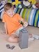Premium Big Briks Light Gray Basic Builder Set #1 - 84 Pack - Compatible with All Major Large Size Brands - Large Pegs