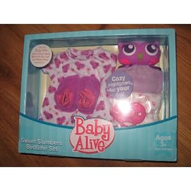 Baby Alive Sweet Slumbers Bedtime Set