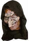 Ugly Old Witch or Wrinkled Goblin Mask