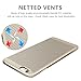 iPhone 6 Plus Case, LoHi iPhone 6s Plus Case [Ultra Slim] Hard PC Anti-scratch Shock Absorption Case Snag-on Mesh Thin Back Protective Shell Cover for Apple iPhone 6 6s Plus 5.5 inch - Gold