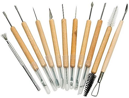 SIO Sculpting Tools- 11 Double-Sided Pieces with 21 Tools for Halloween and Pumpkin Carving