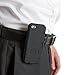 5C Case, iPhone 5C Case,NageBee - Slim Hard Shell Holster with Locking Belt Clip Combo Case for Apple iPhone 5C (Black)