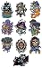Pirate Tattoos - Set of 10 Larger Tats