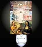 Da Vinci Art Montage Decorative Night Light