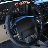 MLB San Francisco Giants Black Poly Suede & Mesh Steering Wheel Cover