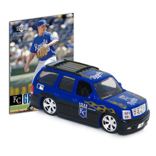 Kansas City Royals MLB Cadillac Escalade with Zack Greinke Trading Card