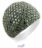 10K White Gold 4.00 Carat Diamond Ring - Size 7