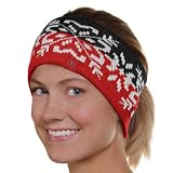 NFL Reebok Tampa Bay Buccaneers Ladies Black-Red Two-Tone Snowflake Headband