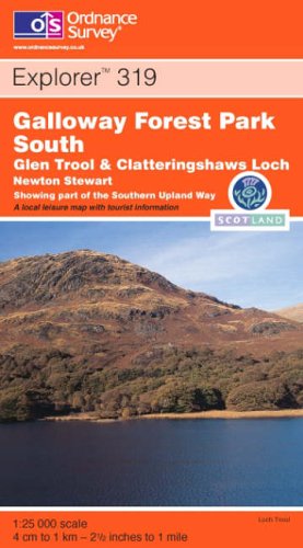 City Travel Guides Discounted  Livres : Carte de randonnée : Galloway Forest Park South