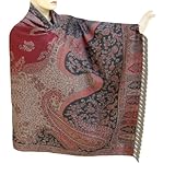 Comfortable Handmade Self Design Mix Wool Shawl From India, Gift For Her (Free Shipping) Shwl0125rr