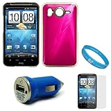 Hot Pink Cosmo Back Protector Cover Case for HTC Inspire 4G and HTC Desire  ....