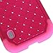 Style4U Studded Rhinestone Hybrid Armor Case Cover For Samsung Galaxy S5 Active G870 With 1 HD Screen Protector And 1 Stylus (Not For Samsung Galaxy S5) Hot Pink / Hot Pink