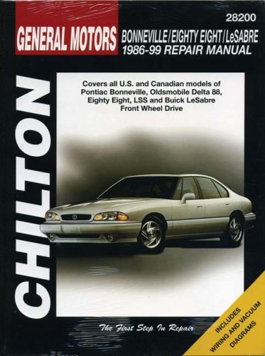 gm bonnevilleeighty eightlesabre 1986 1999 covers all us and canadian models of pontiac bonneville oldsmobile