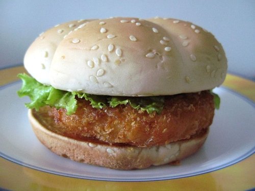 Shrimp Burger by Fry Factror LLC.