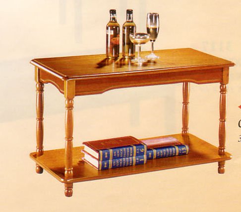 BEAUTIFUL NEW WOODEN COCKTAIL TABLE