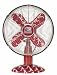 10 ALABAMA CRIMSON TIDE Red Finish Sport Table Top Fan