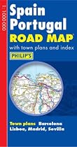 Spain Portugal Road Map (Philip's Road Atlases & Maps)