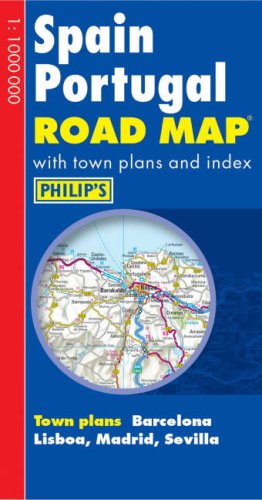 Spain Portugal Road Map (Philip's Road Atlases & Maps)