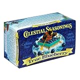 Celestial Seasonings Herb Tea, True Blueberry, Tea Bags, 20-Count Boxes (Pack of 6)