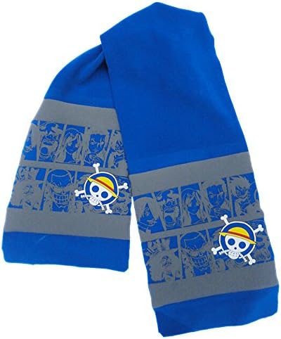 Happy Bag Japanse Anime Cartoon One Piece Long Winter Warm Scarf (Blue)