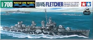 Tamiya 1/700 USN Destroyer DD445 Fletcher