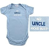 Baby-Says Bodysuit - My Uncle Kicks Butt!