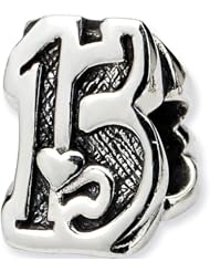 Reflection Beads Silver 15 Special Years Bead
