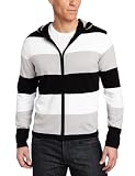 Image of Spring+Mercer Men's Full Zip Rugby Hoodie, Black, XX-Large