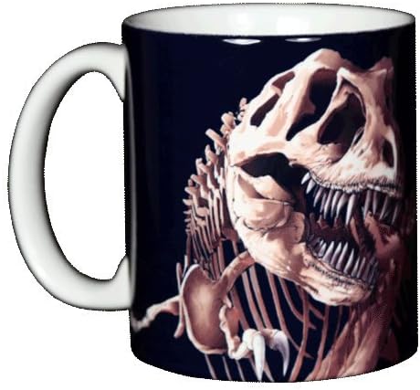 T-Rex Skelton 11 oz. Ceramic Coffee Mug