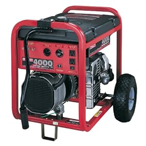 Generac Portable Products 9777 4000 Watt Extended Life Premium Generator with Wheel Kit and Storage Cover