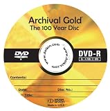 Delkin Devices 25PK DVD 4.7 GB ARCHIVAL GOLD ( DDVD-R/25 SPINDLE )