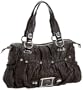 KATHY Van Zeeland Croco Five Satchel,Chocolate,one size
