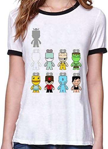 VetiVer Women's Kobo Scrawl Tee Shirt Medium White