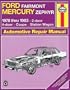 Ford Fairmont & Mercury Zephyr  '78'83 (Haynes Manuals)