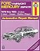 Book Haynes Ford Fairmont and Mercury Zephyr Manual No. 560: 1978-1983 (Haynes Manuals)