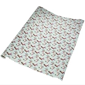 Roll of Vintage Christmas Gift Wrap