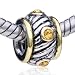 Pugster Topaz Drum Crystal European Charm Beads Fit Pandora Chamilia Biagi Bracelet