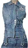Apple Bottoms - Apple Bottoms Embroidered Denim Vest