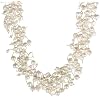 White Freshwater Cultured Pearl Necklace with Sterling Silver Clasp, 17"+2" Extender
