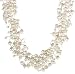 White Freshwater Cultured Pearl Necklace with Sterling Silver Clasp, 17"+2" Extender