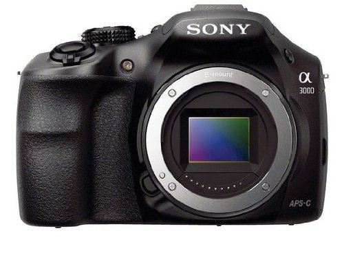 spec Sony A3000 Interchangeable Lens Digital 20.1MP Camera Black ILCE3000/B (Body)