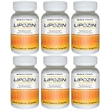 LIPOZIN (6 Bottles) - High Performance Weight Loss Supplement. Best Fat Burning, Appetite Suppressing Diet Pill. Slim Down Quickly and Lose Weight Fastby Lipozin Research &...
