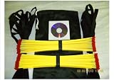 Speed Agility Ladder 34 Feet Long + Speed Drills Dvd, Football Training Equipment + Soccer Quick Foot Training Aid, Good for All Sports