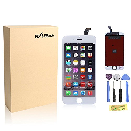 Flylinktech® New White iPhone 6 4.7'' Touch Screen Digitizer + LCD Replacement Part - Complete Assembly FULLY TESTED(Ship from USA)