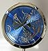 Purse Handbag Double Compact Cosmetic Mirror - Butterfly - Blue