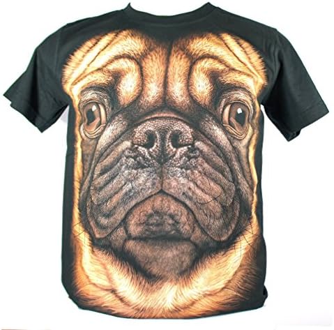Plutoshirt| Pug Dog Big Face Extra Large Size Xl New! T-Shirt Tee (A241)