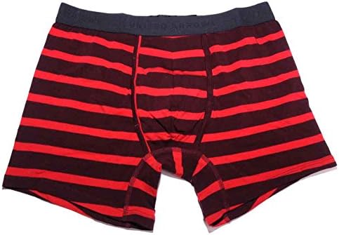 UNITED ARROWS Boxer Brief Striped Red UA-21 Men's underwear L(33in-37in)