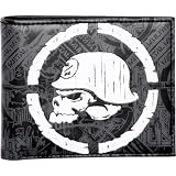 Metal Mulisha Capture Men's Race Wear Wallet w/ Free B&F Heart Sticker Bundle - Black / One Size