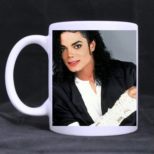 Michael Jackson Custom White Coffee Mug Tea Cup 11 OZ Office Home Cup (Printed on two sides)